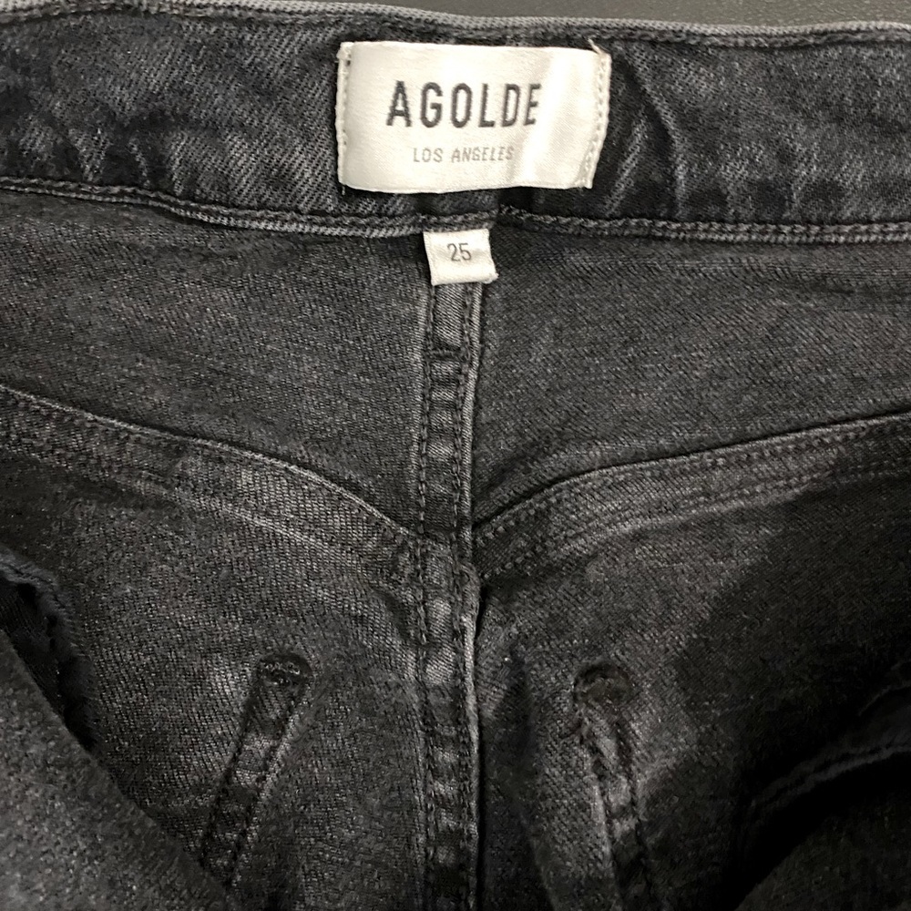 Agolde Black Flare & Wide Leg Jeans - Picture 7 of 11